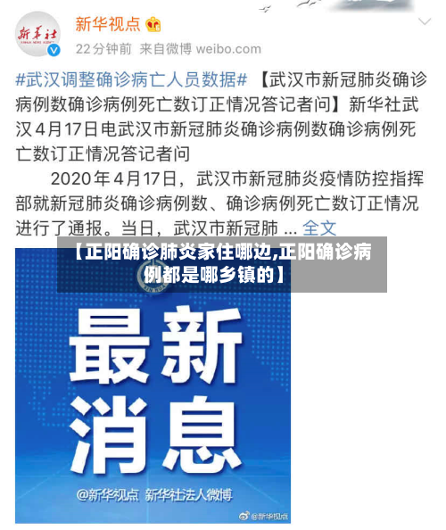 【正阳确诊肺炎家住哪边,正阳确诊病例都是哪乡镇的】-第2张图片