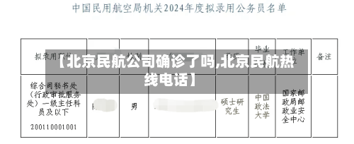 【北京民航公司确诊了吗,北京民航热线电话】-第2张图片