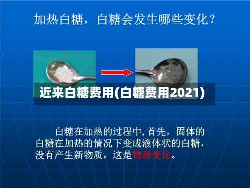 近来白糖费用(白糖费用2021)