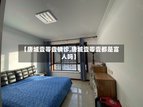 【唐城壹零壹确诊,唐城壹零壹都是富人吗】