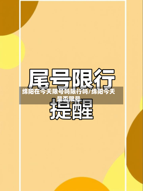 绵阳在今天限号吗限行吗/绵阳今天是否限号-第2张图片