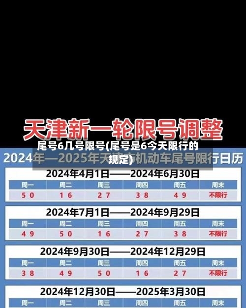 尾号6几号限号(尾号是6今天限行的规定)-第2张图片