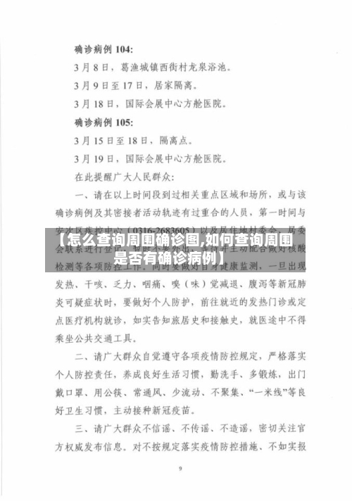 【怎么查询周围确诊图,如何查询周围是否有确诊病例】-第2张图片