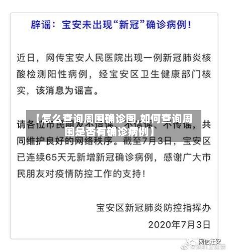 【怎么查询周围确诊图,如何查询周围是否有确诊病例】