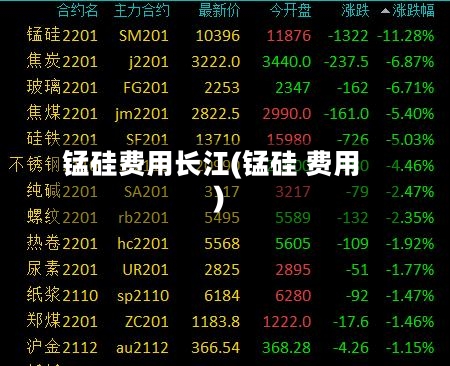 锰硅费用长江(锰硅 费用)-第2张图片