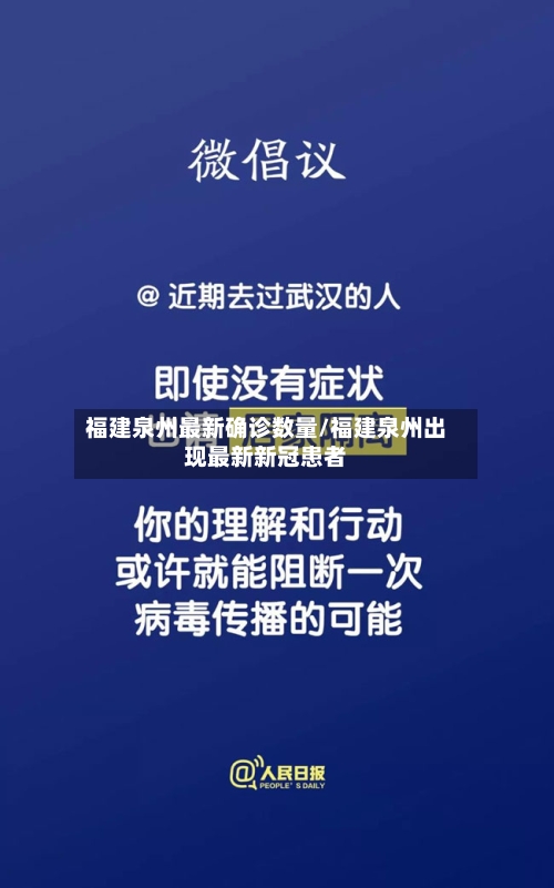 福建泉州最新确诊数量/福建泉州出现最新新冠患者-第2张图片