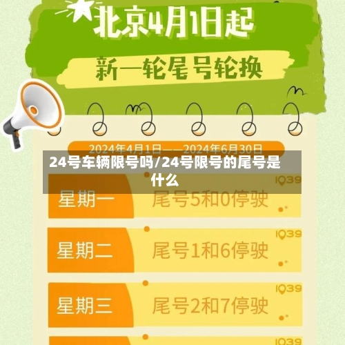 24号车辆限号吗/24号限号的尾号是什么-第2张图片