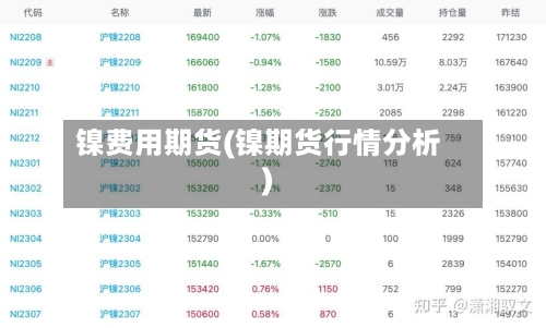 镍费用期货(镍期货行情分析)-第2张图片