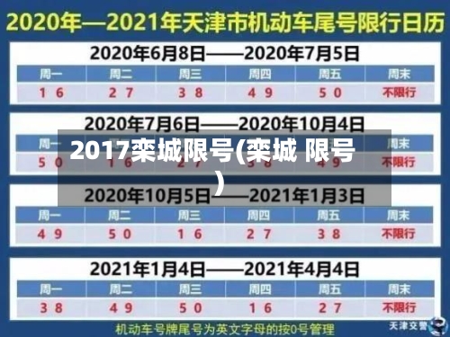 2017栾城限号(栾城 限号)