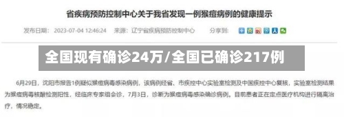 全国现有确诊24万/全国已确诊217例