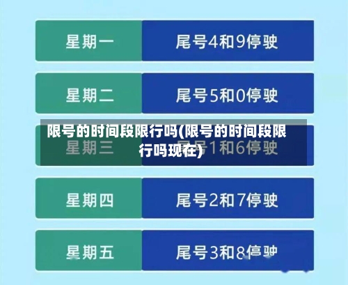 限号的时间段限行吗(限号的时间段限行吗现在)