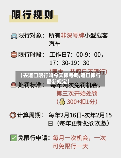 【去道口限行吗今天限号吗,道口限行最新规定】-第3张图片