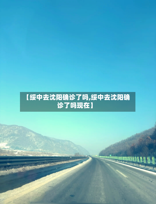 【绥中去沈阳确诊了吗,绥中去沈阳确诊了吗现在】-第2张图片