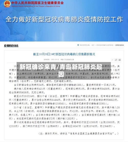 新冠确诊来青/青岛新冠肺炎起因