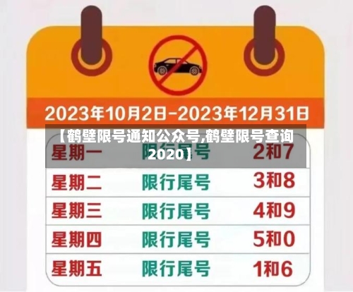 【鹤壁限号通知公众号,鹤壁限号查询2020】