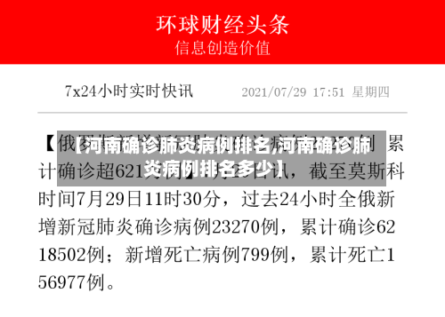 【河南确诊肺炎病例排名,河南确诊肺炎病例排名多少】-第2张图片