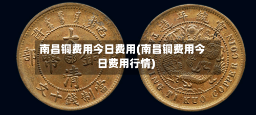 南昌铜费用今日费用(南昌铜费用今日费用行情)