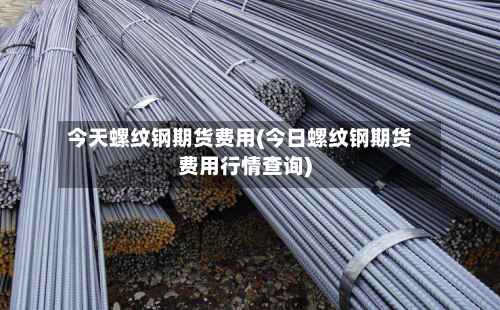 今天螺纹钢期货费用(今日螺纹钢期货费用行情查询)