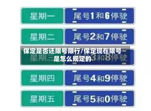 保定是否还限号限行/保定现在限号是怎么规定的-第2张图片