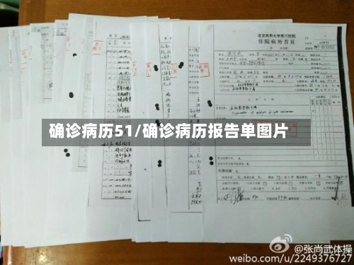 确诊病历51/确诊病历报告单图片