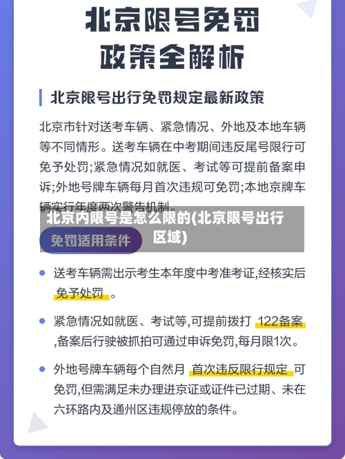 北京内限号是怎么限的(北京限号出行区域)-第3张图片