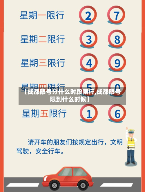 【成都限号分什么时段限行,成都限号限到什么时候】