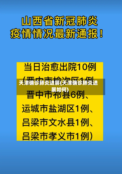 天津确诊肺炎进展(天津确诊肺炎进展如何)