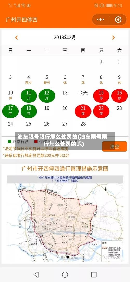 油车限号限行怎么处罚的(油车限号限行怎么处罚的呢)-第2张图片