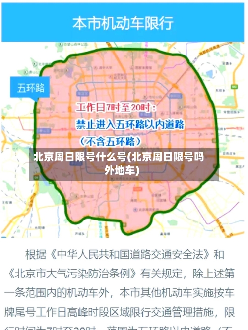北京周日限号什么号(北京周日限号吗外地车)-第2张图片