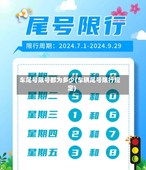 车尾号限号都为多少(车辆尾号限行规定)-第3张图片