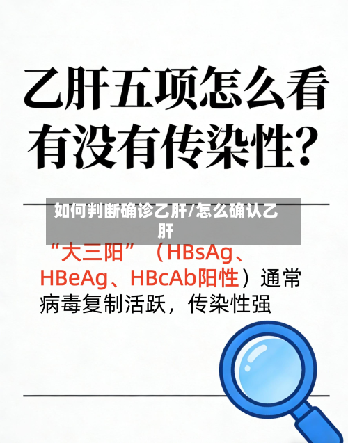 如何判断确诊乙肝/怎么确认乙肝