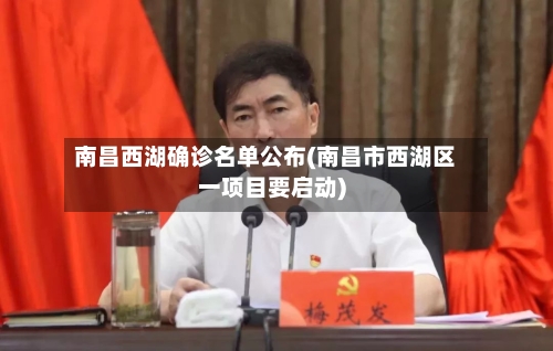 南昌西湖确诊名单公布(南昌市西湖区一项目要启动)-第2张图片