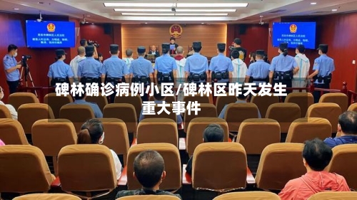 碑林确诊病例小区/碑林区昨天发生重大事件