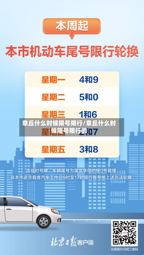 章丘什么时候限号限行/章丘什么时候限号限行的