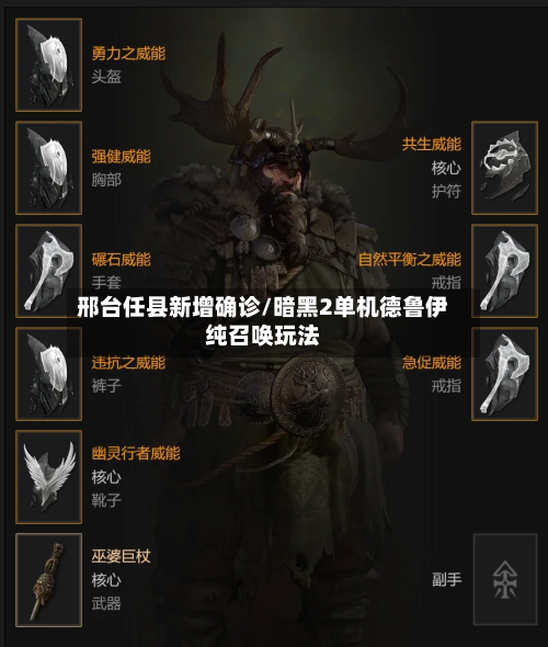 邢台任县新增确诊/暗黑2单机德鲁伊纯召唤玩法-第3张图片