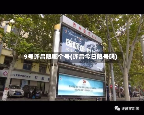 9号许昌限哪个号(许昌今日限号吗)