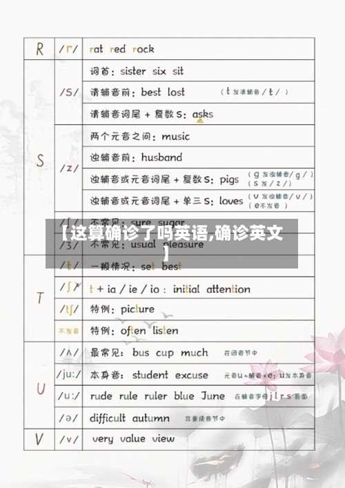 【这算确诊了吗英语,确诊英文】-第2张图片