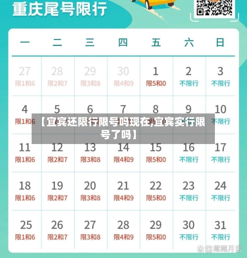 【宜宾还限行限号吗现在,宜宾实行限号了吗】-第2张图片