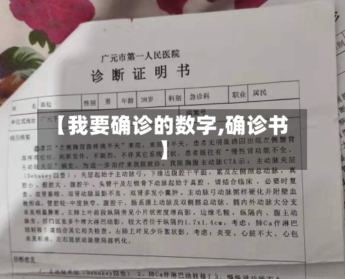 【我要确诊的数字,确诊书】-第2张图片
