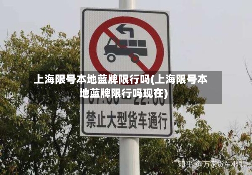 上海限号本地蓝牌限行吗(上海限号本地蓝牌限行吗现在)-第3张图片