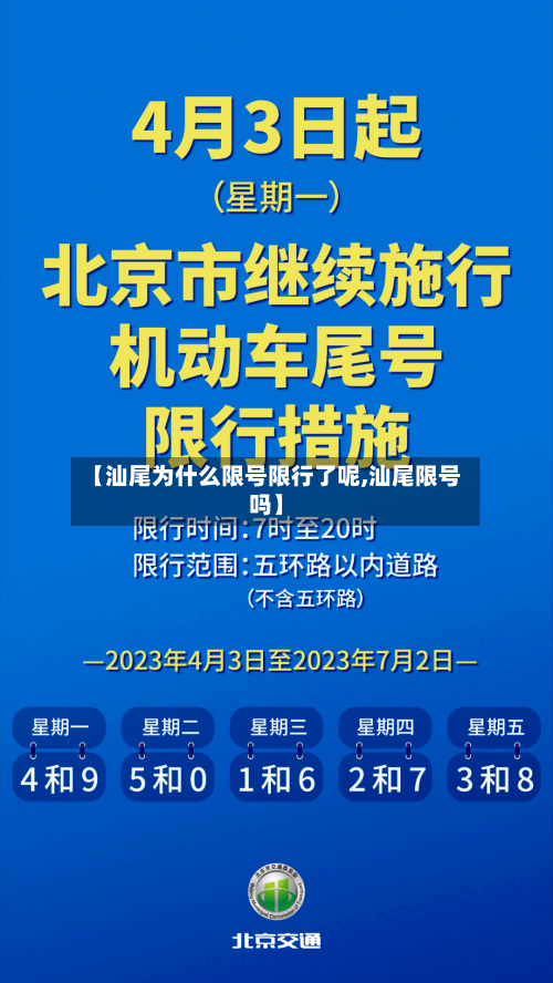 【汕尾为什么限号限行了呢,汕尾限号吗】-第2张图片
