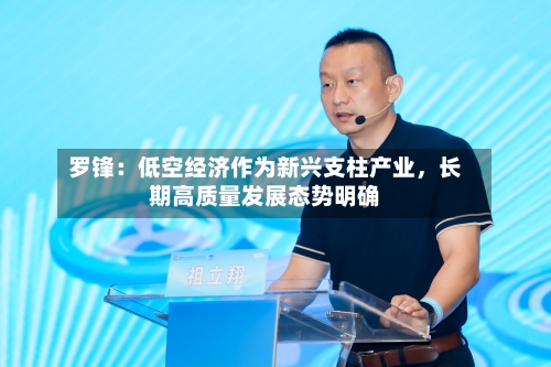 罗锋：低空经济作为新兴支柱产业，长期高质量发展态势明确-第2张图片