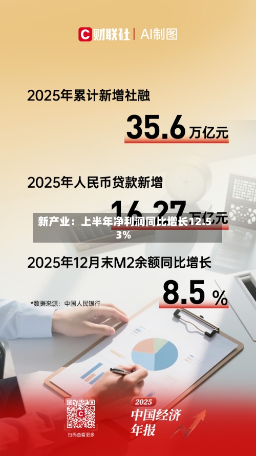 新产业：上半年净利润同比增长12.53%-第3张图片