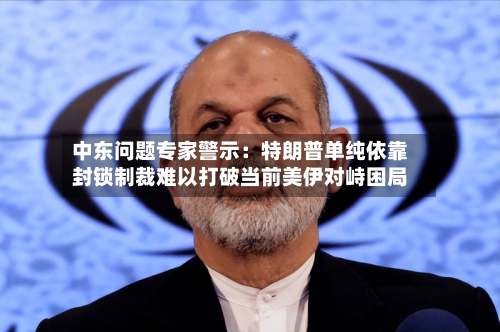 中东问题专家警示：特朗普单纯依靠封锁制裁难以打破当前美伊对峙困局