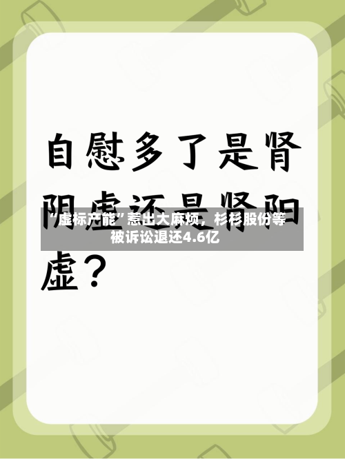 “虚标产能	”惹出大麻烦	，杉杉股份等被诉讼退还4.6亿-第1张图片