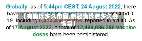 【有确诊多久带星,新冠确诊后多久会恢复】-第3张图片