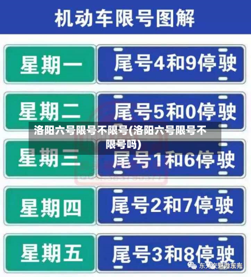洛阳六号限号不限号(洛阳六号限号不限号吗)