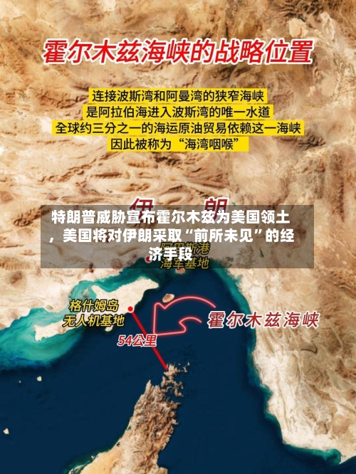 特朗普威胁宣布霍尔木兹为美国领土，美国将对伊朗采取“前所未见”的经济手段-第2张图片