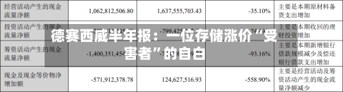 德赛西威半年报：一位存储涨价“受害者”的自白-第2张图片