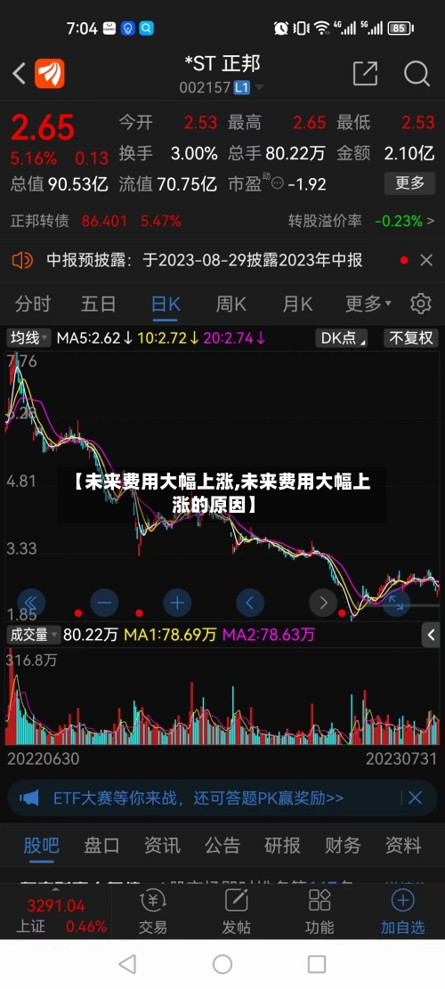 【未来费用大幅上涨,未来费用大幅上涨的原因】